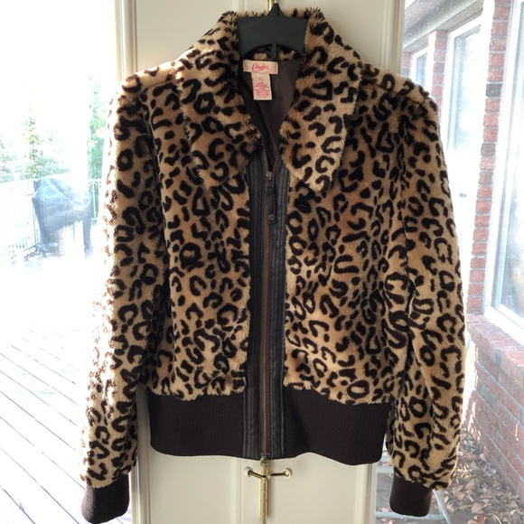 Candie's Jackets & Blazers - TAKE A WALK ON THE WILD SIDE LEOPARD BOMBER JACKET